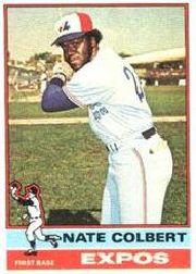 1976 Topps Baseball Cards      495     Nate Colbert
